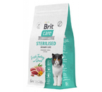 Корм сухой Brit Care Superpremium Sterilised Urinary Care (для профилактики МКБ у стерилизованных кошек), 1,5 кг, индейка и утка