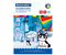 Бумага цветная односторонняя А4 Brauberg, 8 цветов, 24 л., мелованная, «Котенок Аниме»