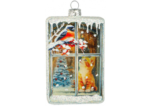 Игрушка елочная «Пушистый наблюдатель», 9,5×2,5×5,5 см Игрушка елочная «Пушистый наблюдатель», 9,5×2,5×5,5 см