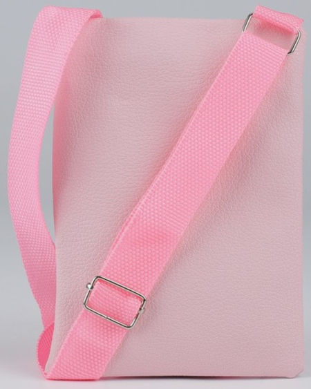 Набор для девочки: сумка и заколки для волос, «Белый котик», цвет розовый