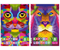 Картон цветной односторонний А4 «Лев и Кот», 8 цветов, 8 л., мелованный