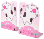 Подставка для книг металлическая Darvish, 200×130×100 мм, Cats Think Happy