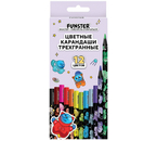 Карандаши цветные Funster Among Cats, 12 цветов, длина 175 мм, ассорти Карандаши цветные Funster Among Cats, 12 цветов, длина 175 мм, ассорти