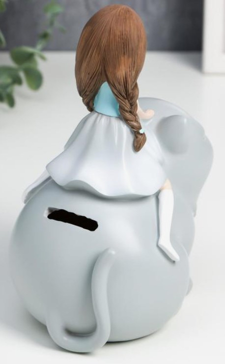 Копилка полистоун Sima-Land, 19*14*10 см, «Девочка верхом на котике», ассорти Копилка полистоун Sima-Land, 19*14*10 см, «Девочка верхом на котике», ассорти