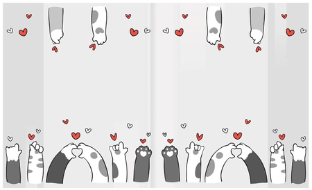 Обложка для тетрадей и дневников Funster, 210*350 мм, 110 мкм, Paws Обложка для тетрадей и дневников Funster, 210*350 мм, 110 мкм, Paws