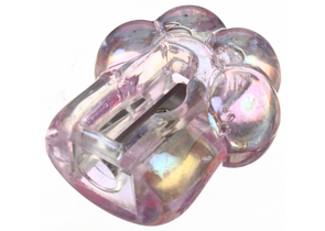 Точилка пластиковая Meshu Crystal Paw, 1 отверстие, ассорти