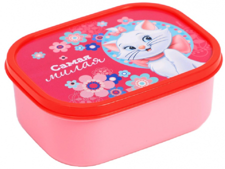 Ланч-бокс прямоугольный, 0,5 л, «Самая милая. Кошечка Мари»