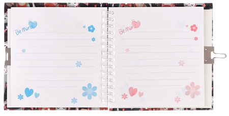 Книжка записная подарочная на замочке Sima-Land (А6), 130*130 мм, 45 л., линия, «Кошки» Книжка записная подарочная на замочке Sima-Land (А6), 130*130 мм, 45 л., линия, «Кошки»