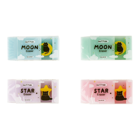 Ластик Meshu Universe, 61*26*14 мм, ассорти