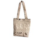 Сумка с вязаной вставкой (Аксютина Л.А.), 34×35 см, бежевая Сумка с вязаной вставкой (Аксютина Л.А.), 34×35 см, бежевая