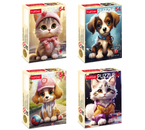 Пазл картонный Hatber, 54 элемента, «Милые мордашки», ассорти Пазл картонный Hatber, 54 элемента, «Милые мордашки», ассорти