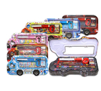 Пенал школьный двухкамерный с наполнением, 210×100 мм, ассорти Пенал школьный двухкамерный с наполнением, 210×100 мм, ассорти