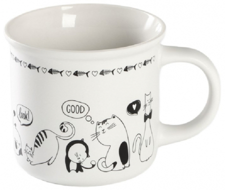 Кружка фарфоровая Sima-Land, 400 мл, «Тайная жизнь»
