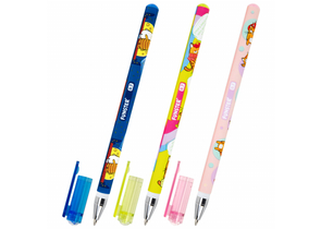 Ручка шариковая Funster, «Рыжий кот-энтузиаст», корпус ассорти, стержень синий