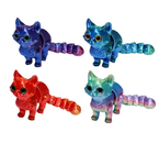 Игрушка пластиковая подвижная «3Д-печатная игрушка. Котик», 15×4×6 см, ассорти