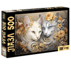 Пазлы детские Sima-Land, 33×48 см, 500 элементов, «Кошачий мир»
