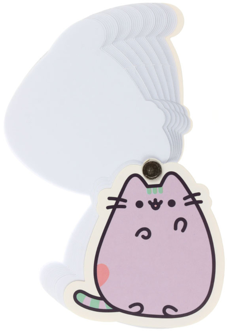 Блокнот на заклепке Pusheen, 75*80 мм, 50 л.