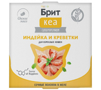 Корм влажный «Брит Кеа» (для взрослых кошек), 75 г, «Индейка и креветки в желе»