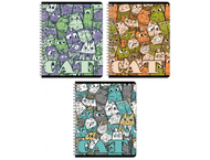 Тетрадь общая А5, 60 л. на гребне «Котовасия» Тетрадь общая А5, 60 л. на гребне «Котовасия»