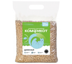 Наполнитель древесный впитывающий «Комфикот», 21 л (7 кг), мелкие гранулы