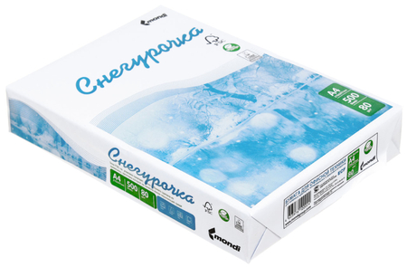 Бумага офисная «Снегурочка», А4 (210*297 мм), 80 г/м2, 500 л. Бумага офисная «Снегурочка», А4 (210*297 мм), 80 г/м2, 500 л.
