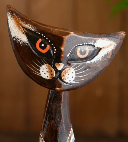 Сувенир деревянный Sima-Land, 35*28*5 см, «Лунный кот» Сувенир деревянный Sima-Land, 35*28*5 см, «Лунный кот»