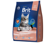 Корм сухой Brit Premium Cat Sterilised (для стерилизованных кошек)