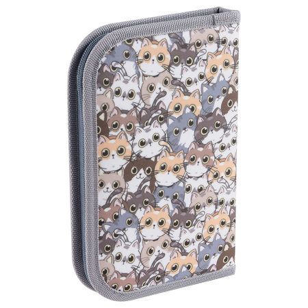 Пенал однокамерный ArtSpace , 200*130 мм, Cute Cats