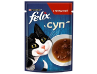 Корм влажный Purina Felix «Суп» (для взрослых кошек)