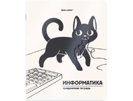 Тетрадь предметная А5, 48 л. на скобе «Кот-непоседа»