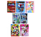 Книжка записная детская на гребне (А5), 150×210 мм, 60 л., линия, ассорти Книжка записная детская на гребне (А5), 150×210 мм, 60 л., линия, ассорти