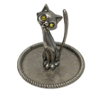Подставка для колец, 8×8,5 см, металл, стразы