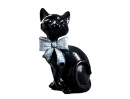 Фигура полистоун «Кот с бантом сидит»