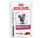 Корм влажный Royal Canin Renal (при хронической почечной недостаточности), 85 г, говядина в соусе