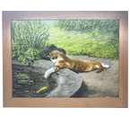 Картина «Кот» №2609 (Джонс А.С.), 30×40 см, холст, масло