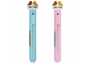 Ластик выдвижной Funster, 125×12×12 мм, «Котенок», ассорти