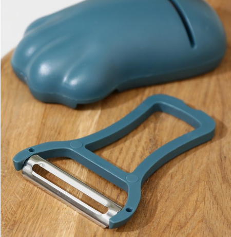 Ножеточка с овощечисткой «Лапка», ассорти