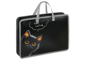 Папка для тетрадей с ручками ArtSpace (70), 330×245×70 мм, The Black Kitten