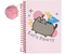 Блокнот на гребне А5 Pusheen, 150*210 мм, 48 л., линия, с подвеской (помпоном) Блокнот на гребне А5 Pusheen, 150*210 мм, 48 л., линия, с подвеской (помпоном)