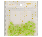 Декор для творчества пластиковый Sima-Land, «Лапка», зеленый, светится в темноте (акрил)