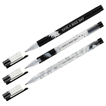 Ручка шариковая Meshu, Cute Pattern, корпус ассорти, стержень синий Ручка шариковая Meshu, Cute Pattern, корпус ассорти, стержень синий