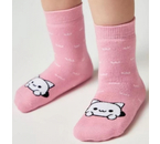 Носки детские махровые с рисунками Sof-Tiki Cats, размер 14, светло-розовые Носки детские махровые с рисунками Sof-Tiki Cats, размер 14, светло-розовые