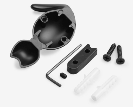 Крючок мебельный Cappio Cat, 6,5*3,2*1,5 см, черный Крючок мебельный Cappio Cat, 6,5*3,2*1,5 см, черный