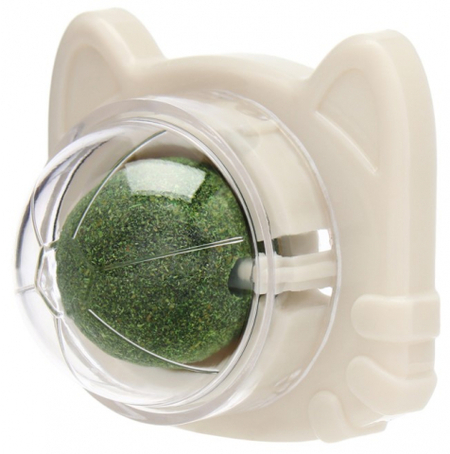 Игрушка с кошачьей мятой Sima-Land, «Кот», 6,8 см, белая