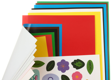 Набор картона и цветной бумаги А4 «Канц-Эксмо», 6 цветов, 6 л., «Мурлыка»