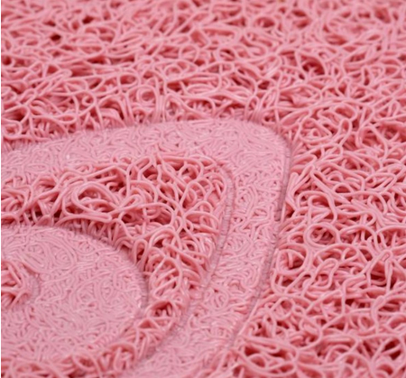 Коврик пластиковый 2 в 1 Sima-Land, «Киса», 40*30 см, пепельно-розовый Коврик пластиковый 2 в 1 Sima-Land, «Киса», 40*30 см, пепельно-розовый