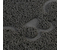 Коврик универсальный под миску и лоток Sima-Land (ПВХ), «Мордочка», 30*40 см, серый