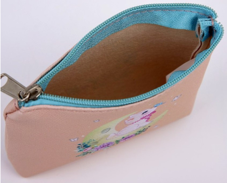 Кошелек-косметичка детский на молнии, 11*8,5*0,5 см, «Котик на Луне» Кошелек-косметичка детский на молнии, 11*8,5*0,5 см, «Котик на Луне»