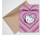 Открытка поздравительная ручной работы и конверт, 105*147 мм, Happy Birthday. Kitty