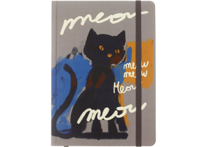 Ежедневник недатированный BG (А5), 150×210 мм, 128 л., Meow-Meow Ежедневник недатированный BG (А5), 150×210 мм, 128 л., Meow-Meow
